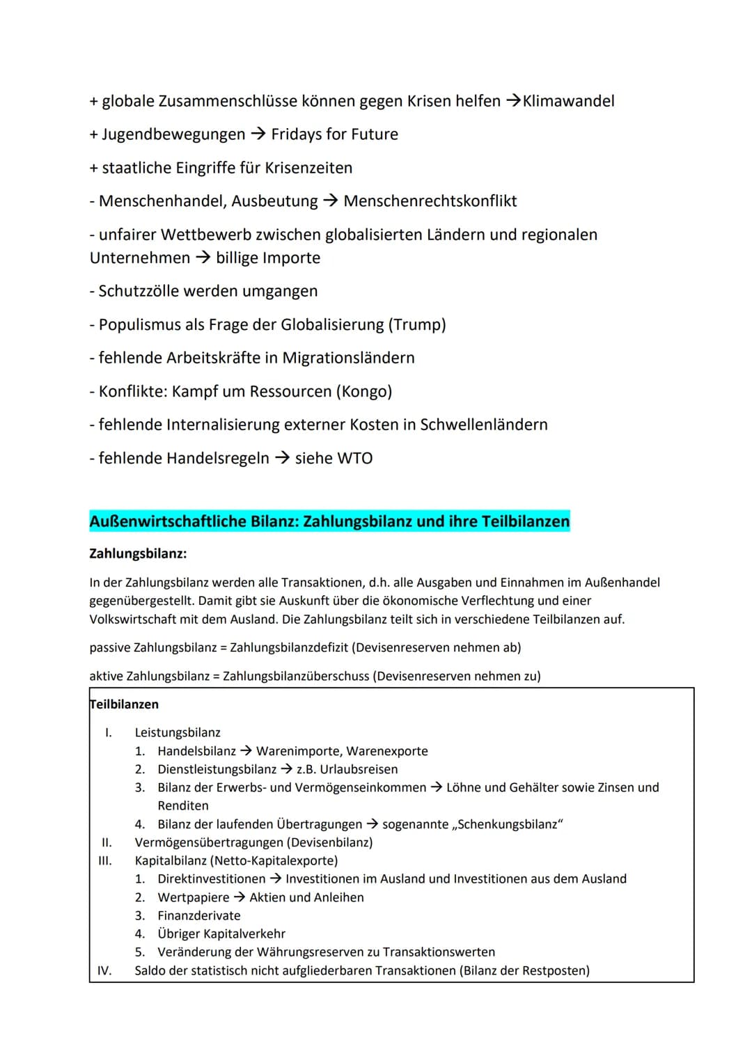 # Abitur Wirtschaft Zusammenfassung - Sektor Ausland
## Der Sektor Ausland im Wirtschaftskreislauf
Haushalte
Transferzahlungen
Direkte S