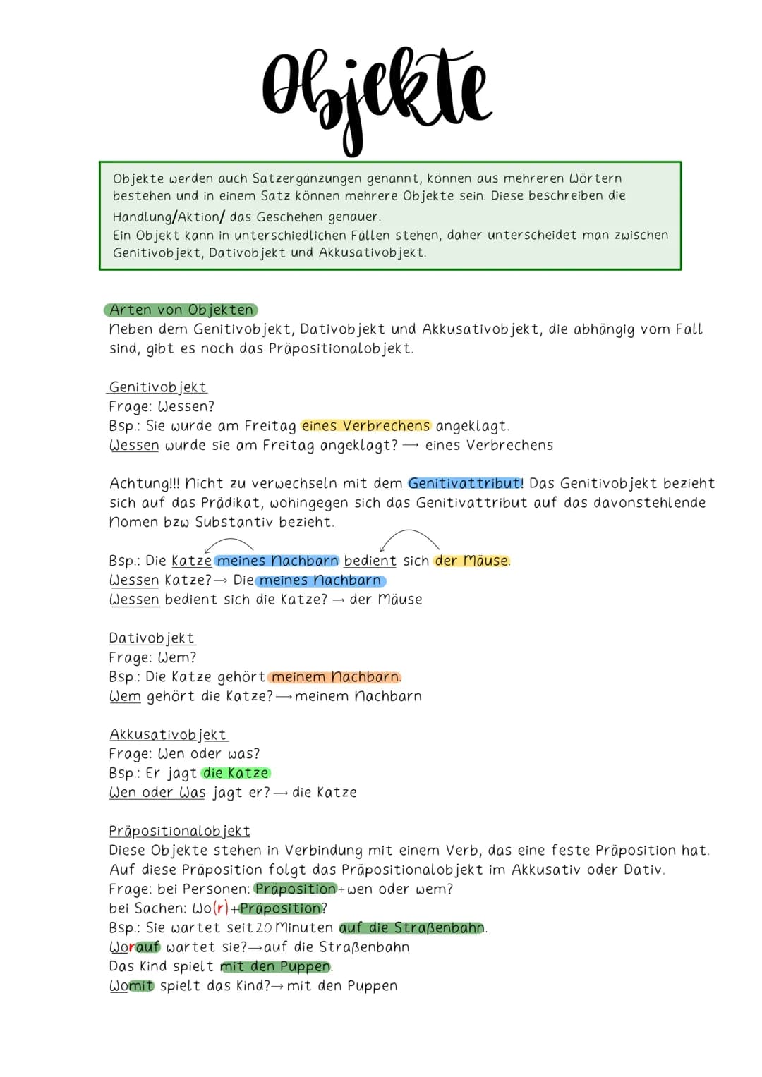 # Subjekt und Prädikat
Damit man einen vollständigen Satz bilden kann, benötigt man
sowohl ein Subjekt, als auch ein Prädikat.
Das Prädika