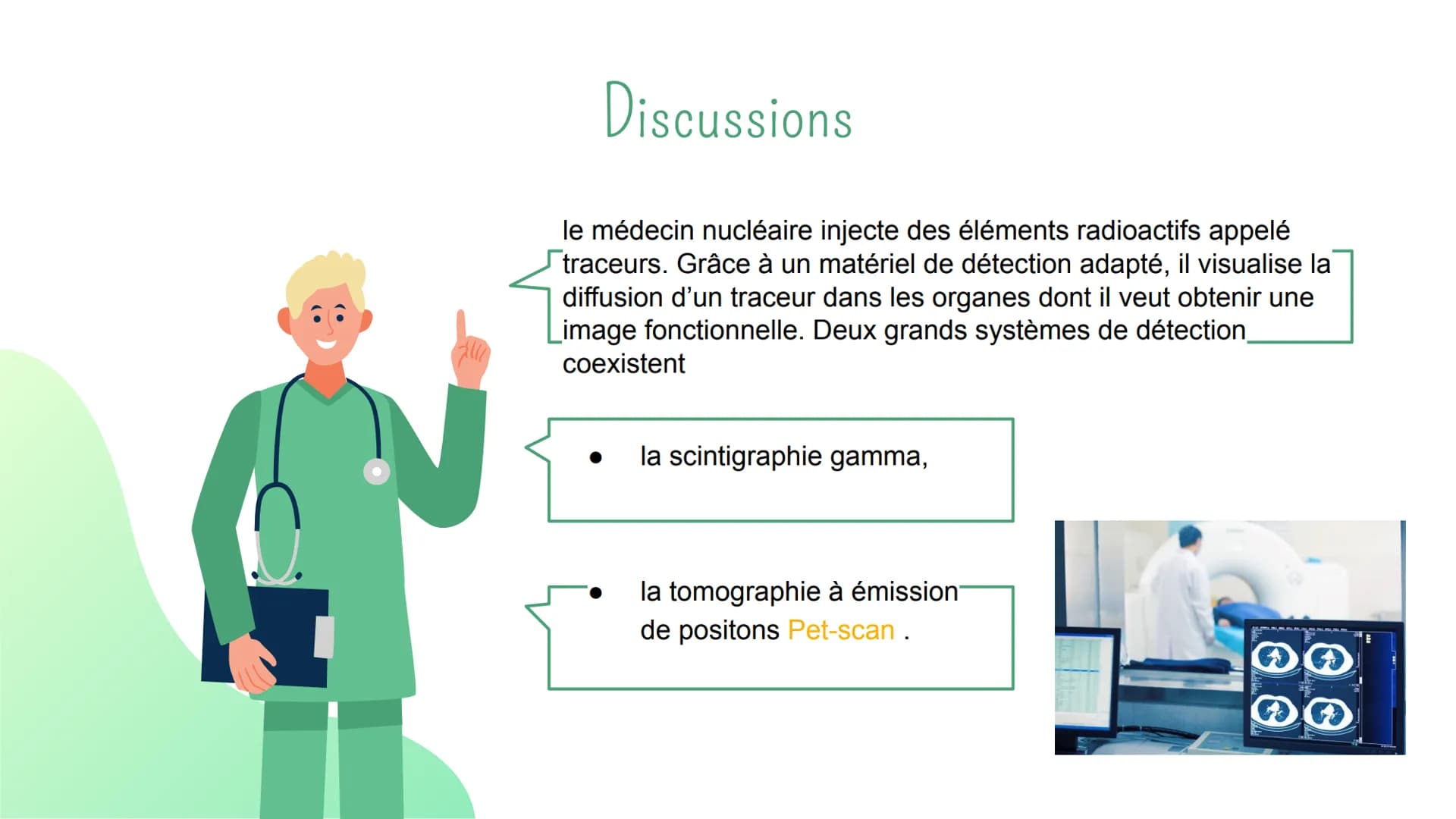 # L'énergie nucléaire et la médecine
Lafa mohamad # Introduction
Quand on pense a l'energie nucleaire, on a toute suite une
image de grande