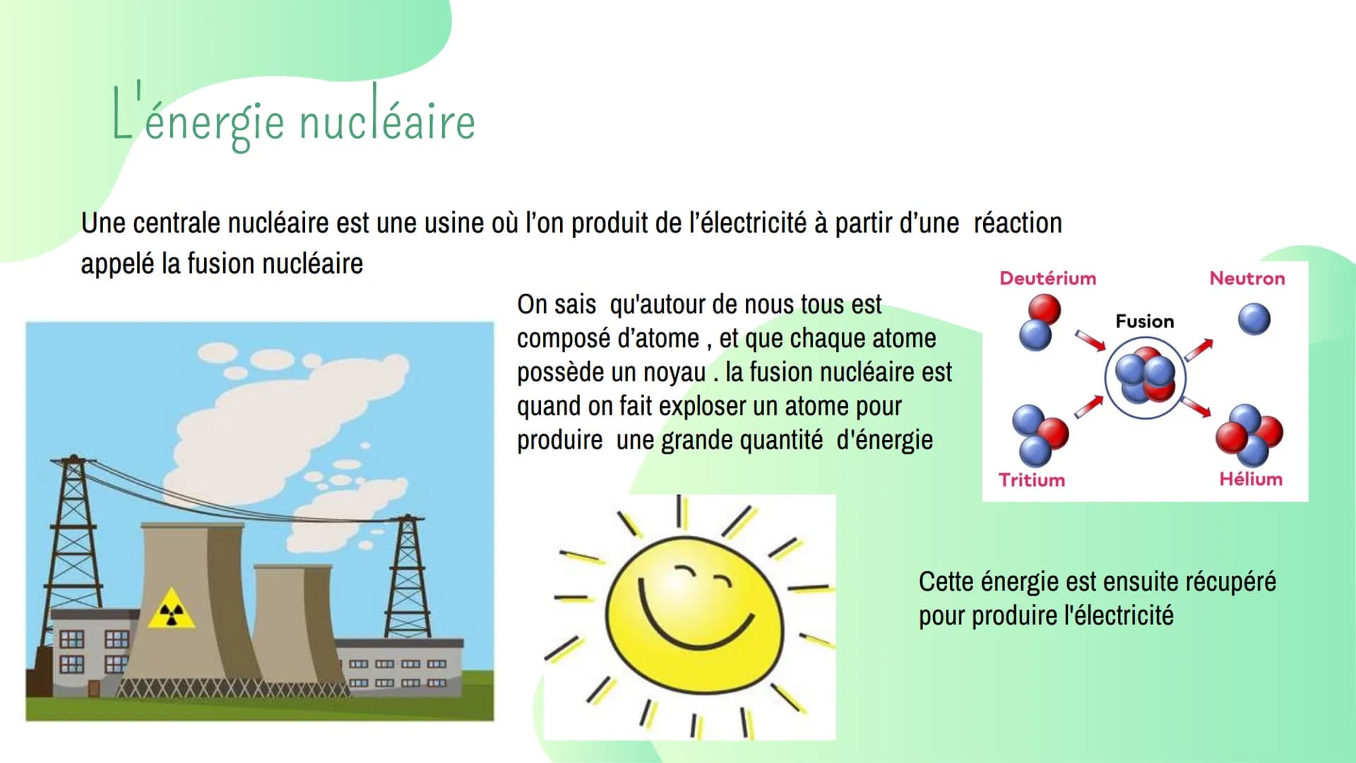 # L'énergie nucléaire et la médecine
Lafa mohamad # Introduction
Quand on pense a l'energie nucleaire, on a toute suite une
image de grande