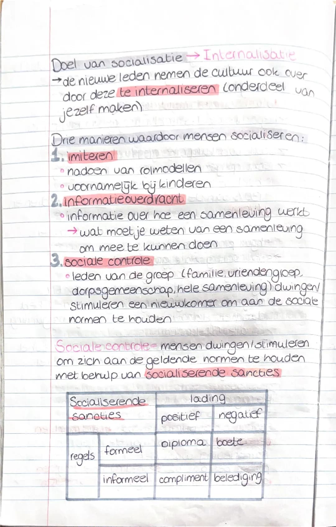 # Hoofdstuk 4
Paragraaf 1: PLURIFORME SAMENLEVING
Cultuur = alle waarden, normen en gewoonten die mensen binnen een groep of een samenlevi