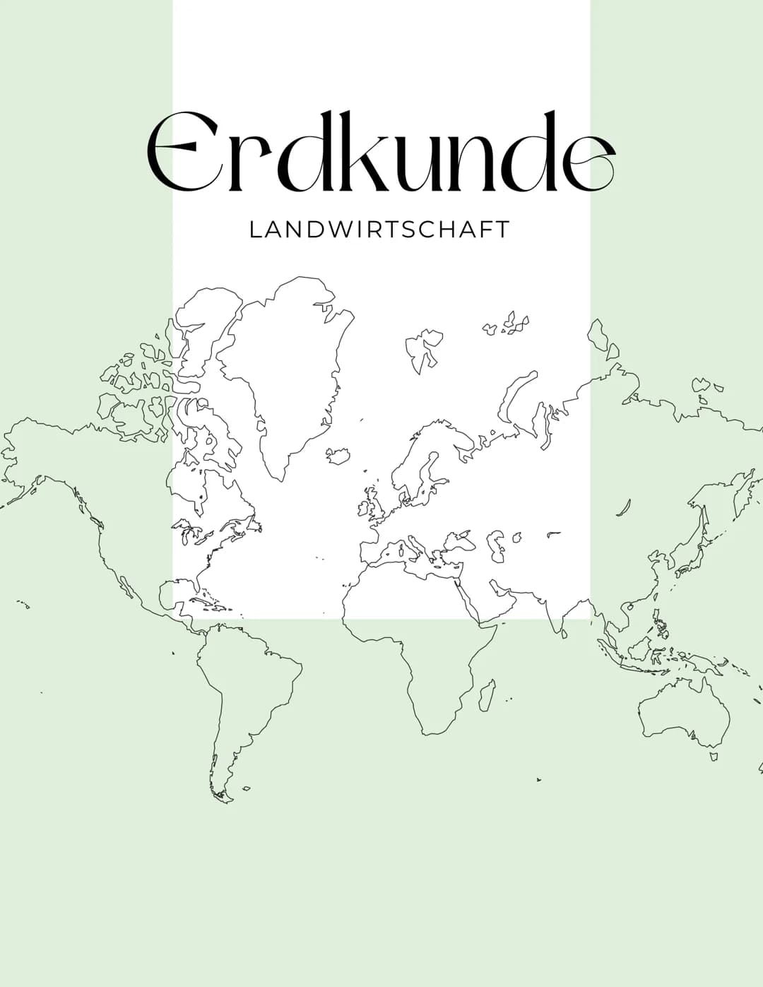 # Erdkunde
LANDWIRTSCHAFT Inhaltsfeld 3:
Landwirtschaftliche
Strukturen in verschie-
denen Klima- und Vege-
tationszonen
Landwirtschaftlic