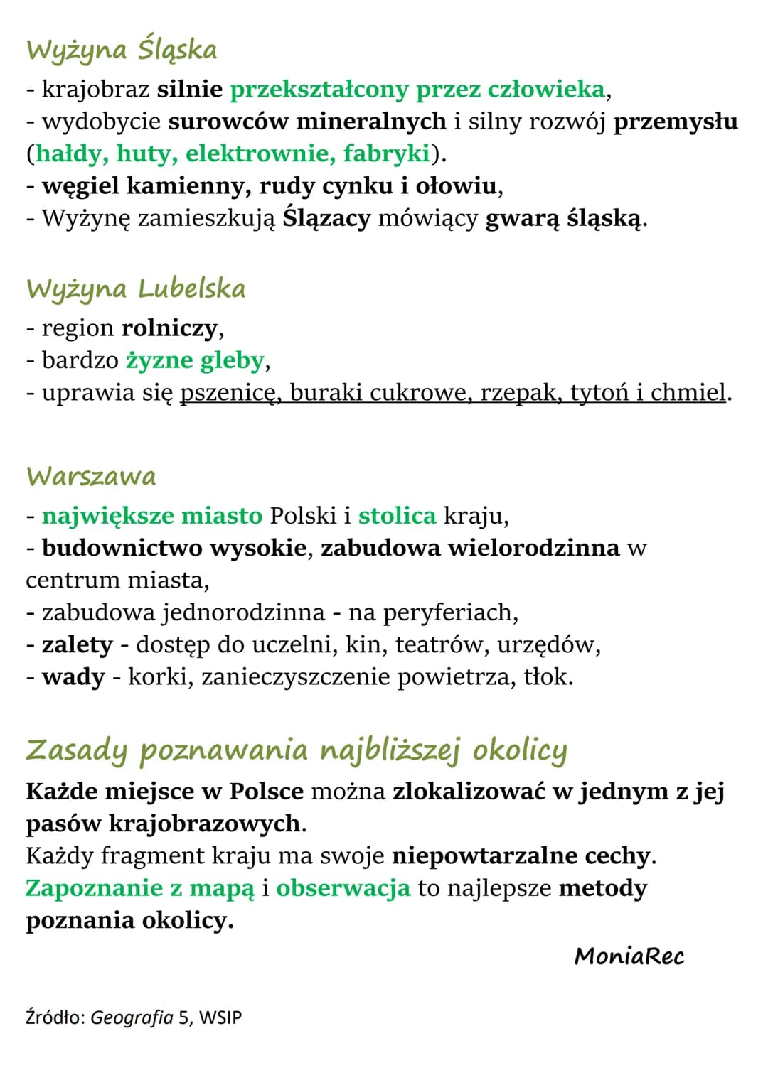 # Krajobrazy Polski
## Podsumowanie działu
### Ukształtowanie powierzchni Polski
Polska jest krajem nizinnym.
Około 75% powierzchni kraj