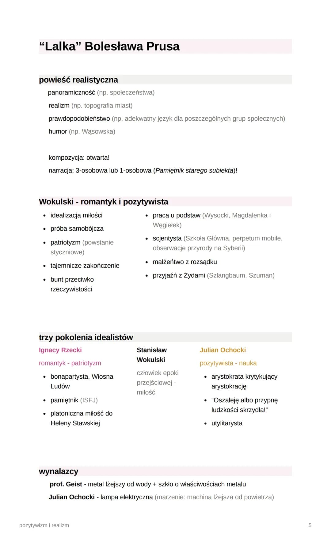 # pozytywizm i realizm
pojęcia
scjentyzm - przekonanie, że do wiedzy o świecie prowadzi tylko wiedza i nauka (Henry
Thomas Buckle).
utyli