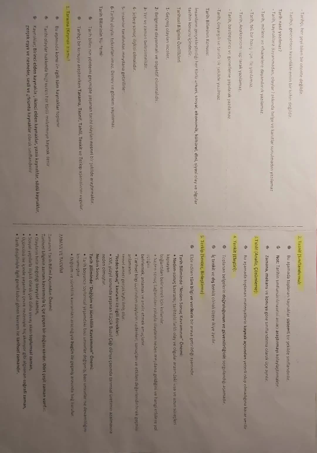# 1. ÜNİTE
GEÇMİŞİN İNŞA SÜRECİNDE TARİH
9.1.1. Taril. Öğrenmenin Faydaları
Milli Bilinç: Milli bilinç, bir milletin birliğinden ve ortak