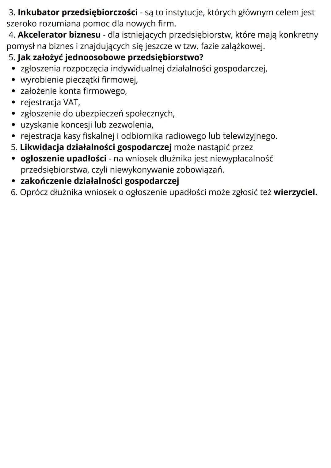 # PRZEDSIĘBIORSTWO
## Cele i rodzaje działaności gospodarczej
1. Głównym celem prowadzenia działalności gospodarczej jest osiąganie
maksym