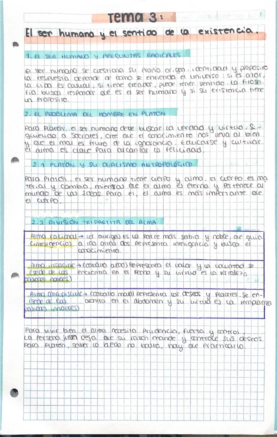 •
тета 3:
El ser humano y el sentico de la existencia.
1. EL SER HUMANO Y PRESUNTAS RADICALES
El ser humano se cuestiona su propio origen