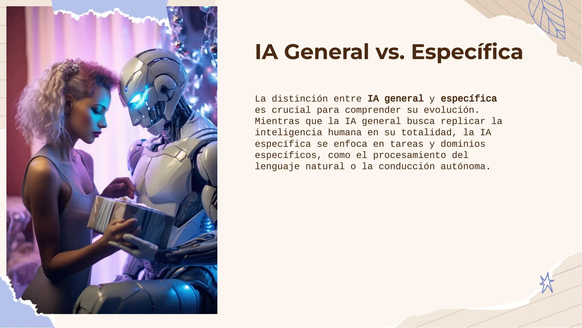 # La Evolución de las
## Inteligencias Artificiales
a lo largo de la Historia # Introducción
La inteligencia artificial ha evolucionado sig