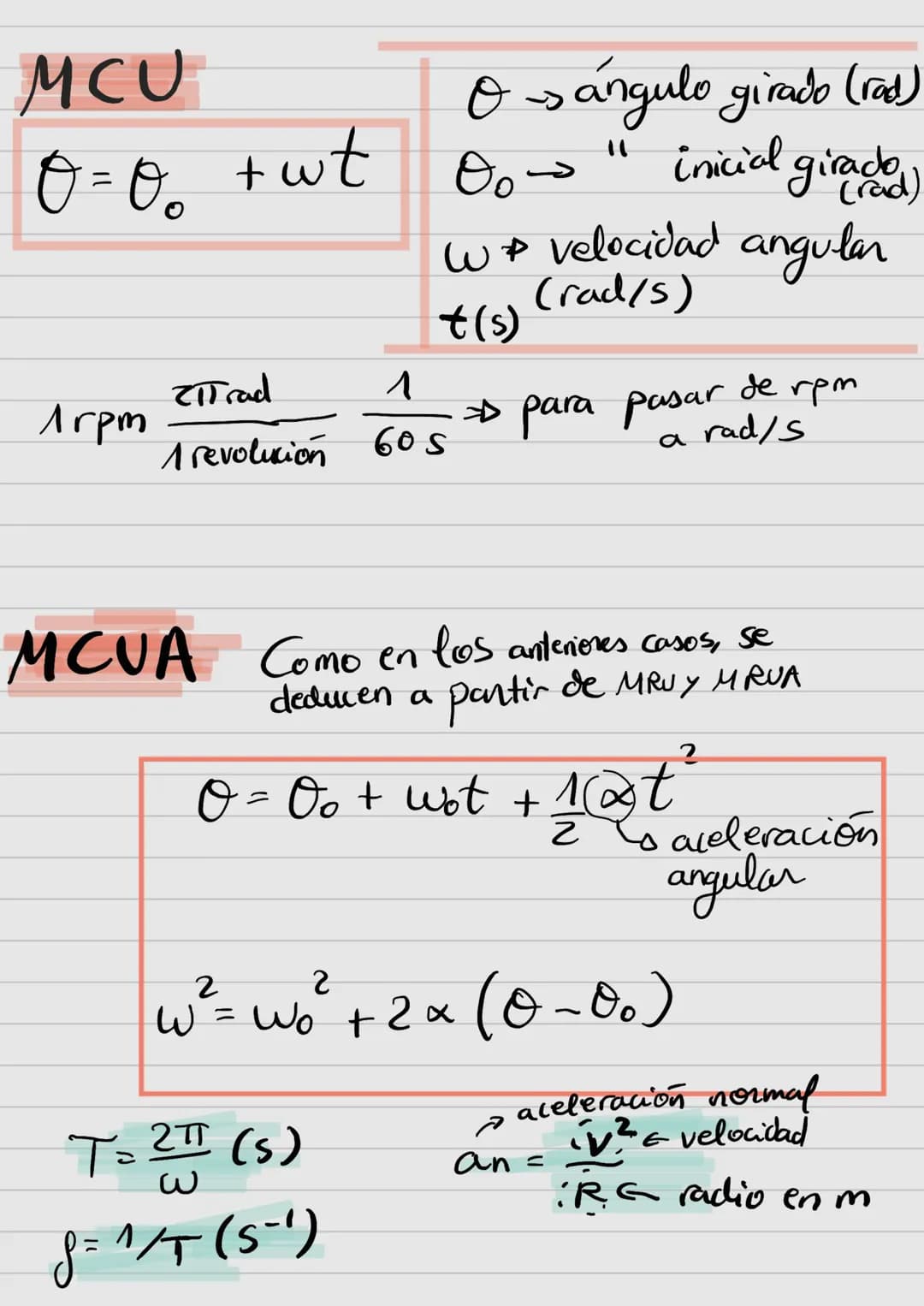 # CINEMATICA
TEMA INTRODUCTORIO
MRU
X=Xo+vt
MRUA
x=xo + vot+${\frac{1}{2}}$at²
V=Votat
v²=vo²+2a (x-xo)
Tiro vertical
* Es un MRU
