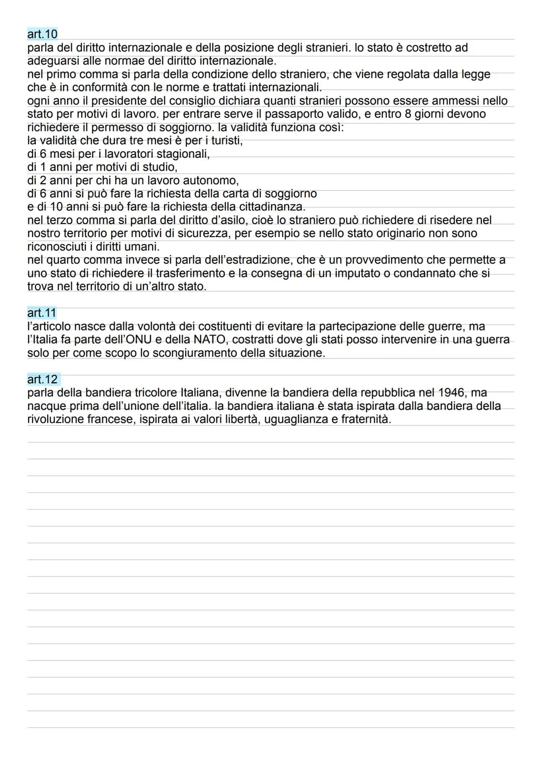 # articolo 1
"l'italia è una repubblica democratica fondata sul lavoro.
la sovranità appartiene al popolo che la esercita nelle forme e nei