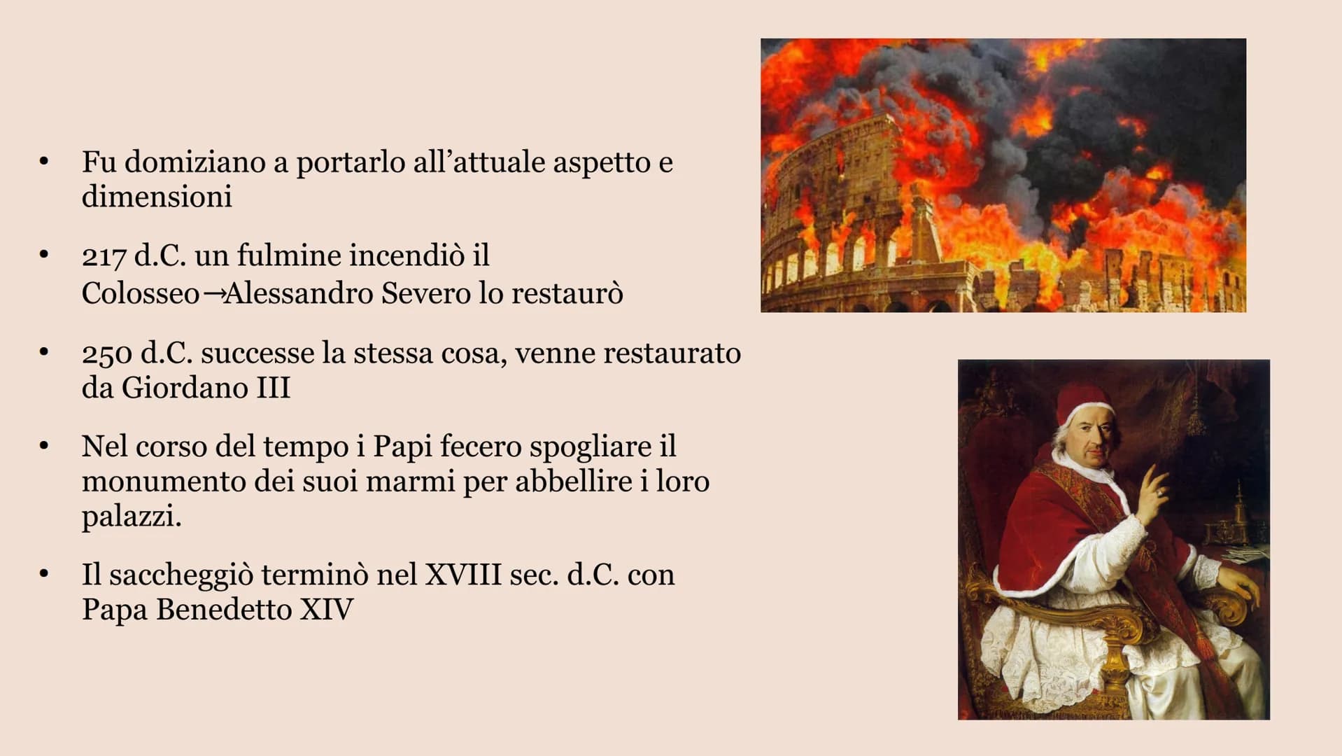 # IL COLOSSEO # Struttura
• Dimensioni: 188x156 m
• Forma: Ellittica
• Conteneva: 50 000 persone
• Costruite su 3 piani
1º piano: Pat