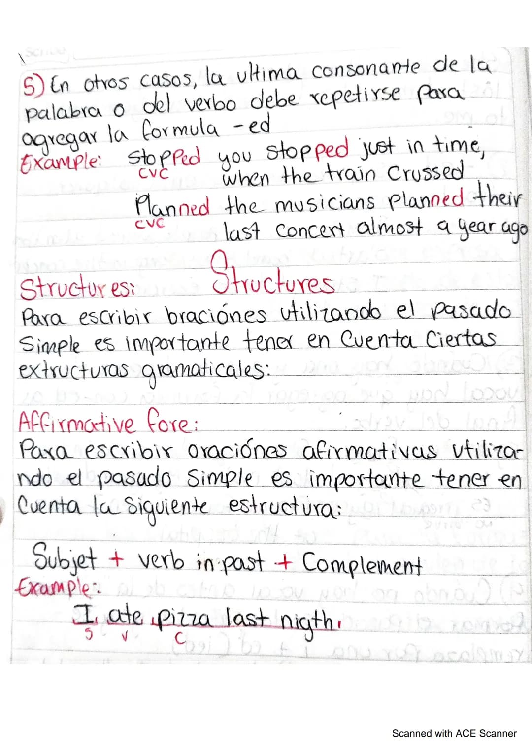 Si
M
PLE
P
A St TENSE
el Past Simple o pasado simple, se usa para
Oraciónes en las que la idea, la oración o
es estado ya se completo. Est