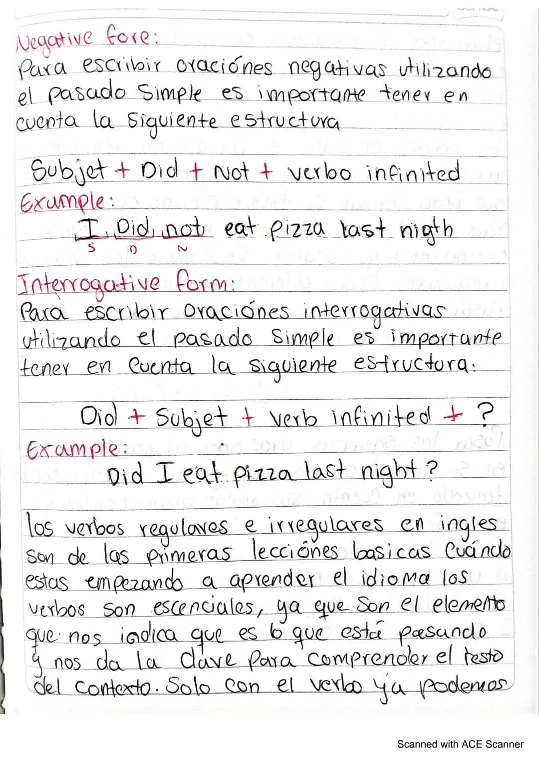 Si
M
PLE
P
A St TENSE
el Past Simple o pasado simple, se usa para
Oraciónes en las que la idea, la oración o
es estado ya se completo. Est