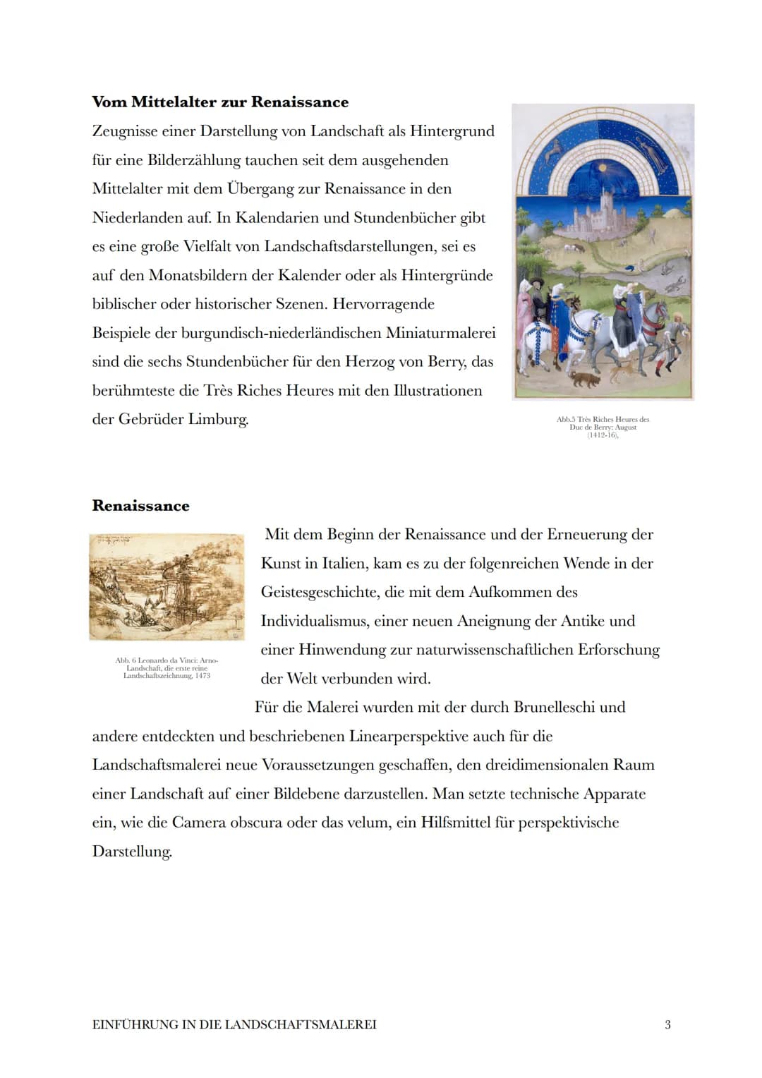 10. Oktober 2021
# Einführung in die Landschaftsmalerei
Der Begriff "Landschaft" leitet sich aus dem Althochdeutschen ab. Er ist seit dem
