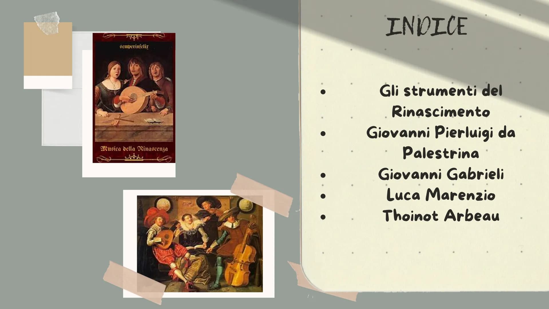 La Musica nel
Rinascimento
semperinfelir
Rinascimento
ated the Great Diask
ay and fell in love with it.
on to rebuild the villamaa holiday