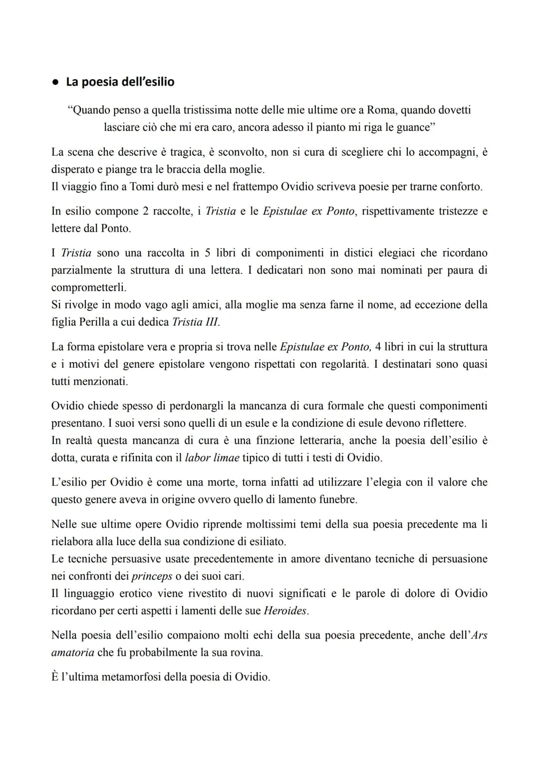 # Publio Ovidio Nasone
* Vita
Nasce il 20 marzo del 43 a.c. a Sulmona, nell'odierno Abruzzo.
Visse gli anni migliori dell'età augustea.