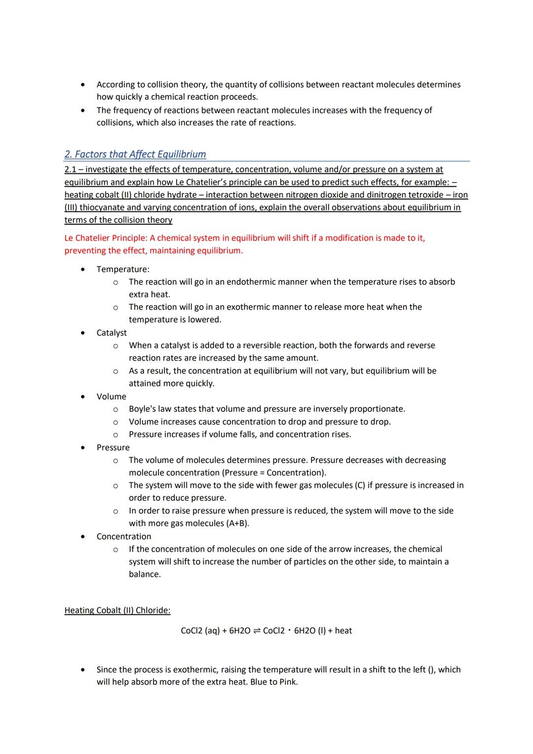 # Module 5: Equilibrium and
# Acid Reactions
1. Static and Dynamic Equilibrium
1.1 conduct practical investigations to analyse the reversi