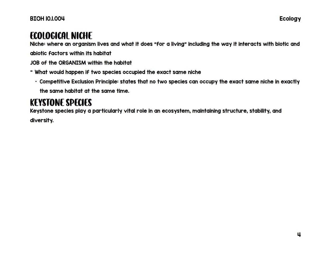 BIOH 10.1.004
# Symbiotic Relationships
# COMMUNITY INTERACTIONS
Ecology
Populations rarely live in isolation. They interact within a co