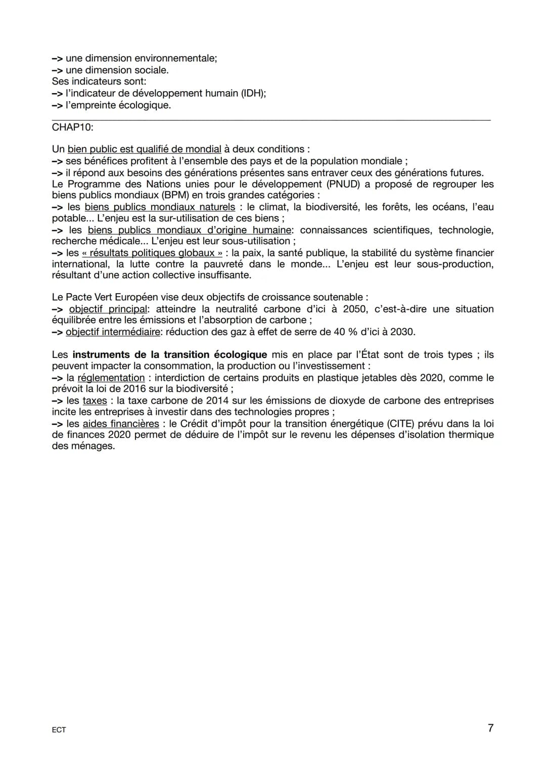 Fiche révision générale
Programme Tle
ÉCONOMIE
CHAP1
-> État gendarme= interventions minimales;
L'État gendarme désigne le rôle minimal d