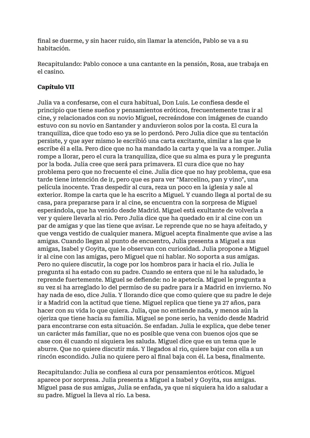 # RESUMEN ENTRE
# VISILLOS
Entre visillos, Carmen Martín Gaite: resumen por capítulos
Entre visillos es la primera novela larga de la escri