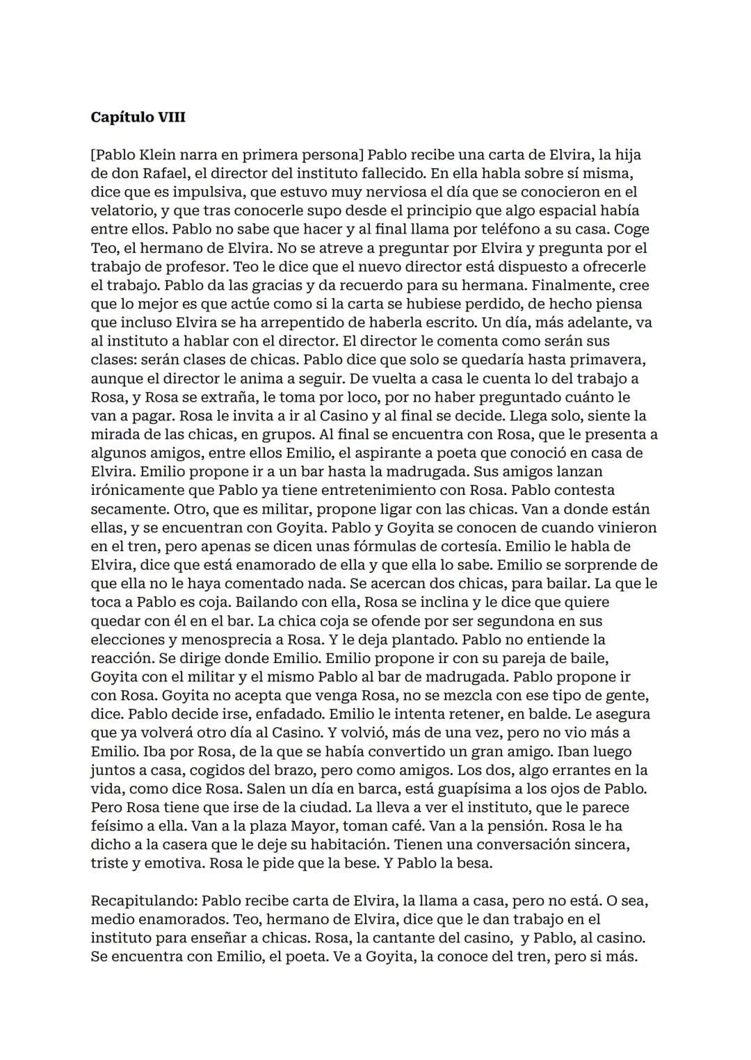 # RESUMEN ENTRE
# VISILLOS
Entre visillos, Carmen Martín Gaite: resumen por capítulos
Entre visillos es la primera novela larga de la escri