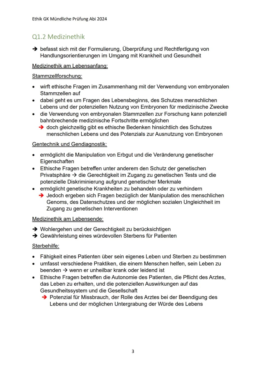 # Ethik GK Mündliche Prüfung Abi 2024
Ethik Lernzettel:
Q1.1 Anthropologische Grundpositionen
→ Wissenschaft vom Menschen, seinem Wesen u