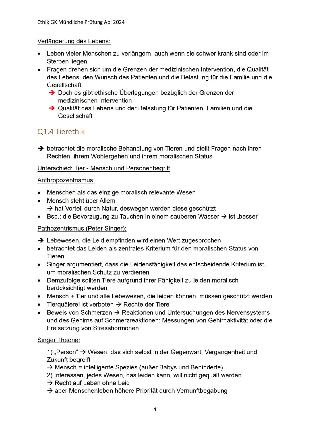 # Ethik GK Mündliche Prüfung Abi 2024
Ethik Lernzettel:
Q1.1 Anthropologische Grundpositionen
→ Wissenschaft vom Menschen, seinem Wesen u
