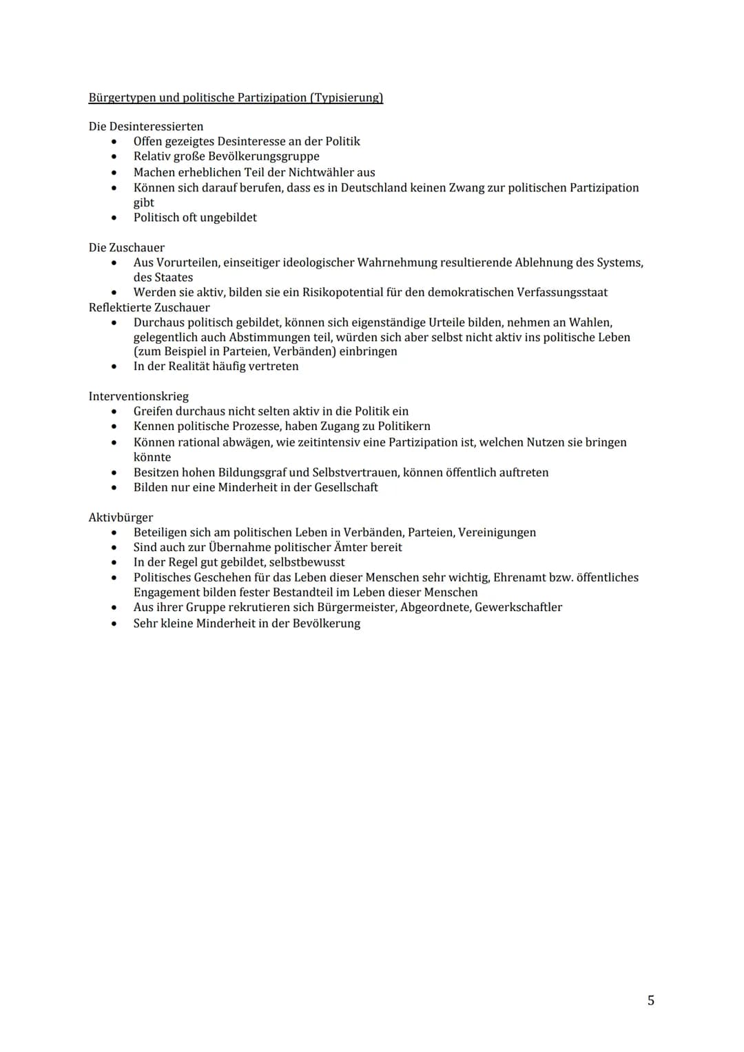 Q1 Politische Partizipation - zwischen Anspruch und Wirklichkeit
Partizipation
→ pars-Teil/Teilhaben
→ Woran Demokratie/Volksherrschaft
*