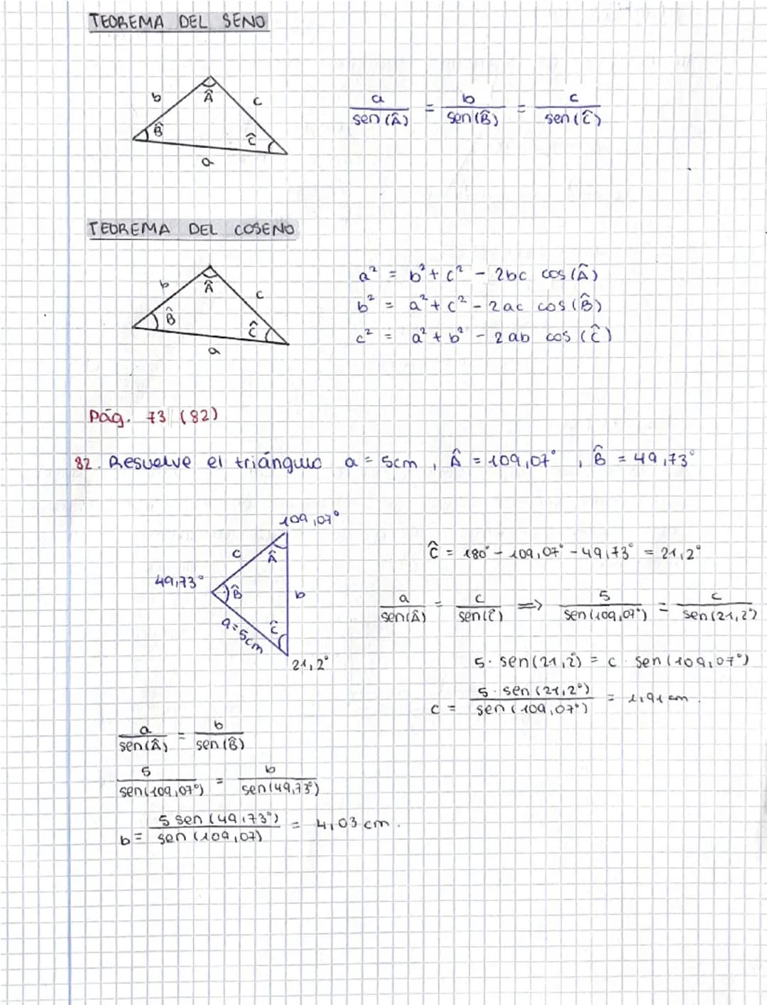 # TEMA 5
TRIGONOMETRÍA
FUNCIONES TRIGONOMETRICAS
sen
30°
tg
sen (30)=1/2
COS (30°) = √3/2
tg (30°)= sen (30)
COS (30°)
seno
coseno