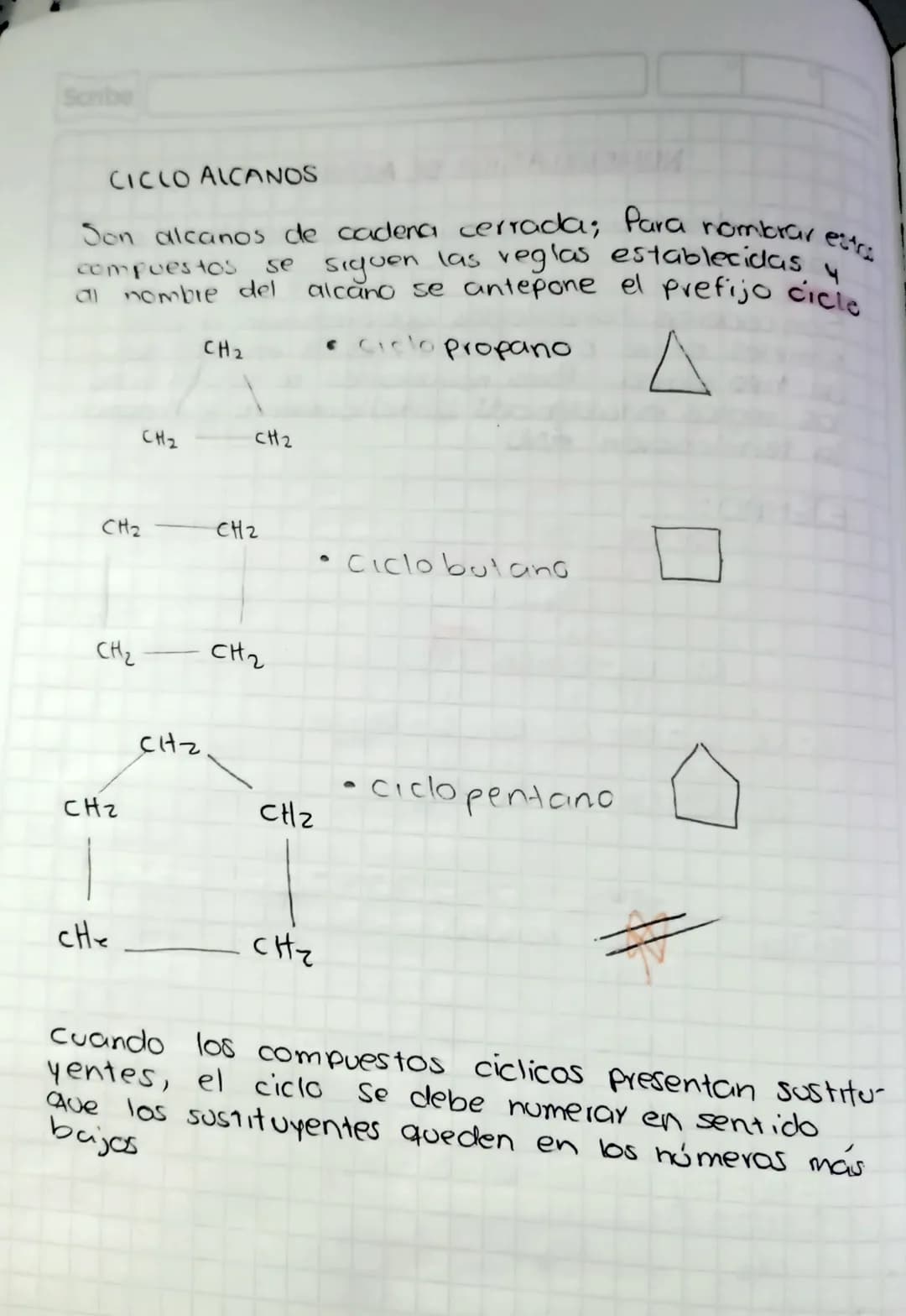 NOMENCLATURA DE ALCANOS
Son hidrocarburos de cadena abierta lineal o
ramificada
Son cadenas carbonadas que presentan enlaces
simples entre