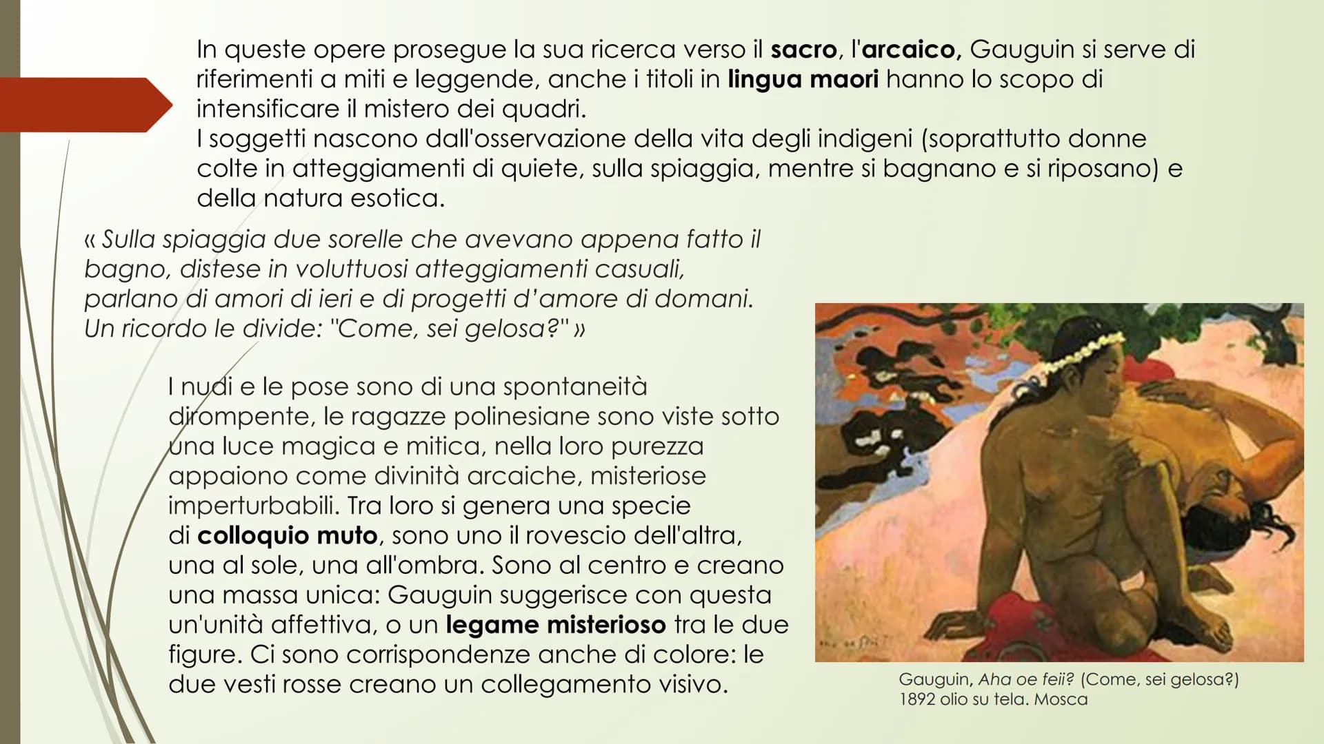 # Paul Gauguin
Parigi1848- Polinesia1903
Gauguin dopo la nascita a Parigi trascorre l'infanzia in Perù.
Tornato in Francia, si stabilisce