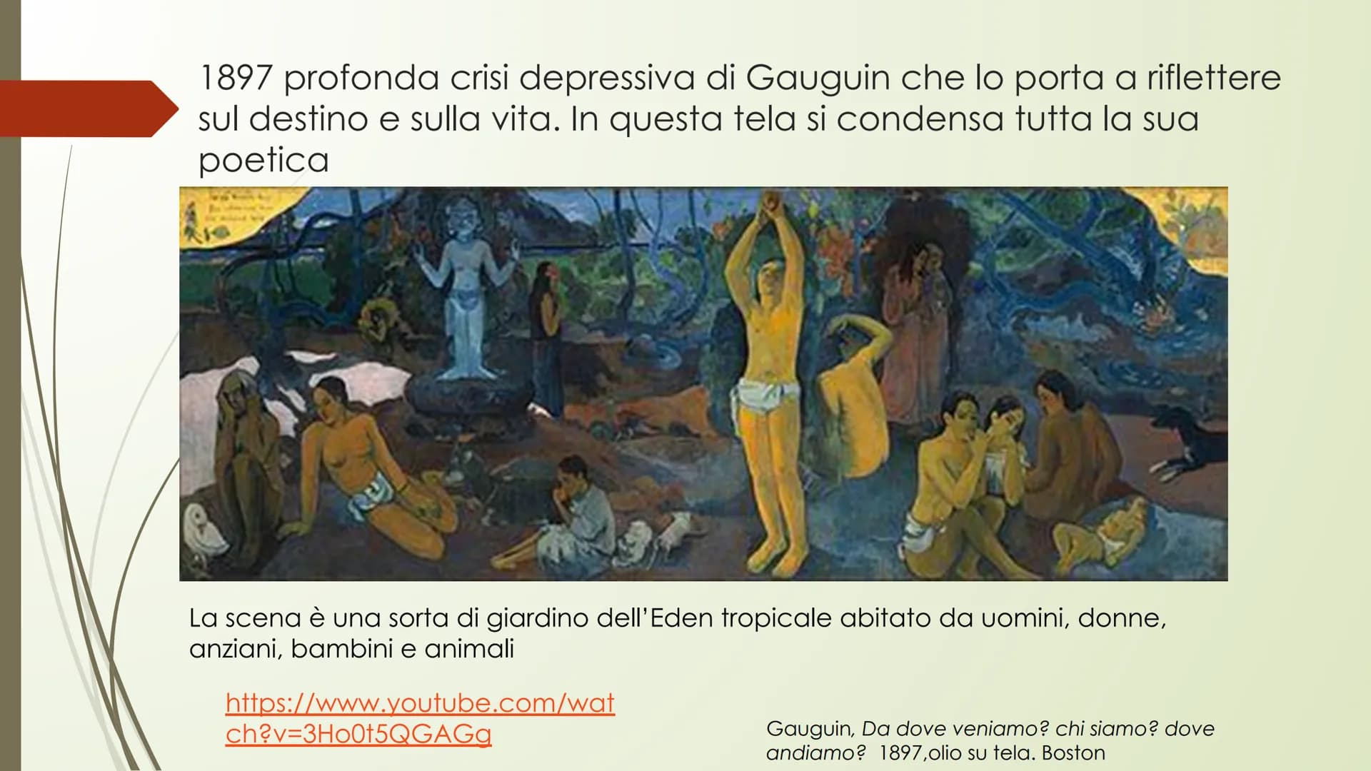 # Paul Gauguin
Parigi1848- Polinesia1903
Gauguin dopo la nascita a Parigi trascorre l'infanzia in Perù.
Tornato in Francia, si stabilisce