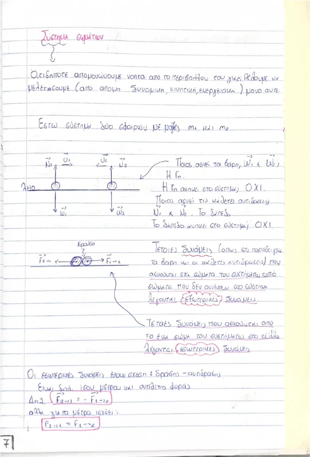 # Οργή - Κοινωνία
(Θεωρία) # Ορμή, \(\vec{p}\)
$\rightarrow$ Είναι ένα διανυσματικό μέγεθος που ορίζεται από το γινόμενο της μάζας ενός σώ