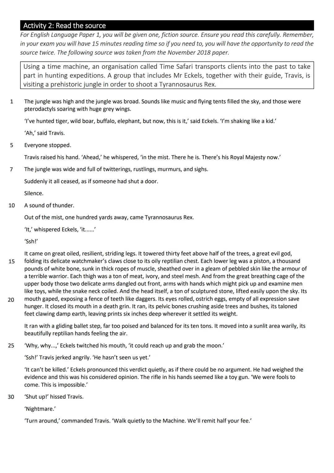 # AQA English Language Paper | Revision
Questions 1 and 2
In this lesson, we will be revising for AQA English Language Paper 1. We will on