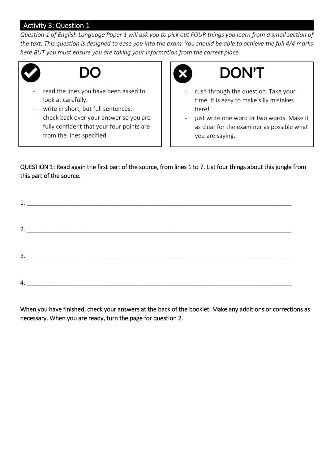 # AQA English Language Paper | Revision
Questions 1 and 2
In this lesson, we will be revising for AQA English Language Paper 1. We will on