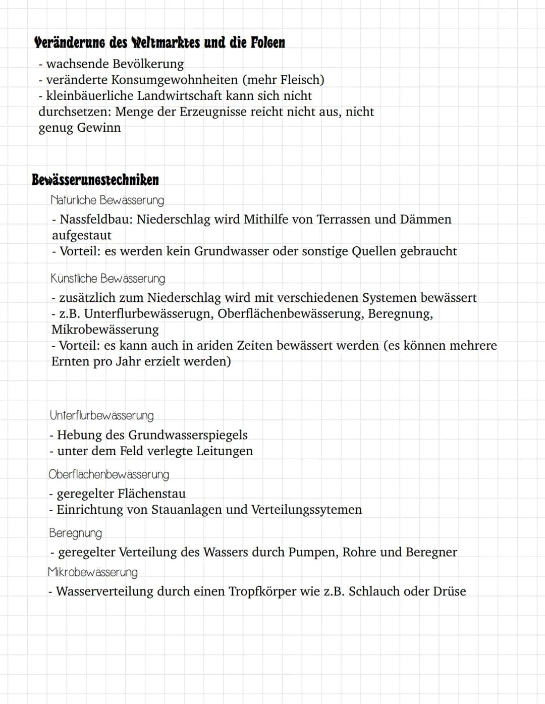 # INHALTSVERZEICHNIS
Landwirtschaft in verschiedenen Klima- und Vegetationszonen
Wertschöpfungsketten
□□□
□□□
Formen der Landwirtschaft
□□□