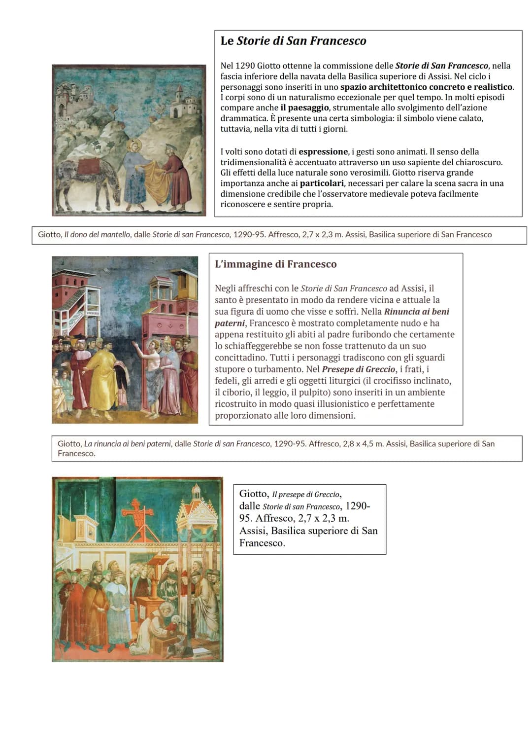 Il grande pittore medievale Giotto nacque a Colle di Vespignano,
nel Mugello, in Toscana, intorno al 1267; la data è orientativa ed è
stata
