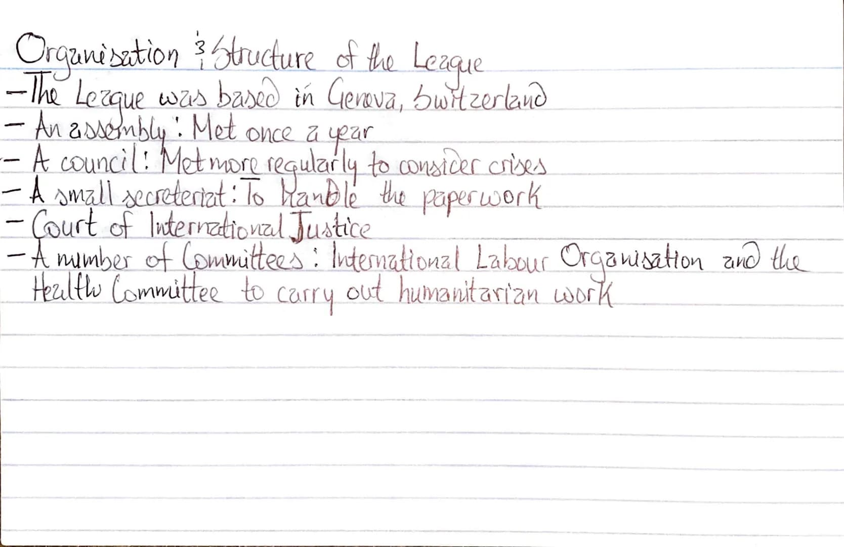 Why the League was created
1920: Leaque set up gro
international court that
-The LON would function
through collective security
wald establ