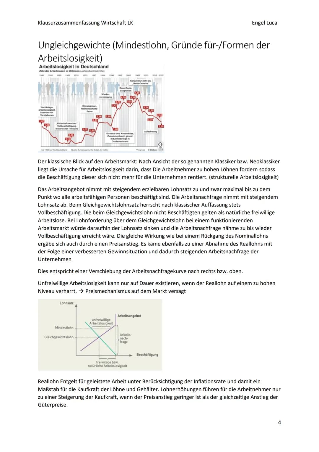 Klausurzusammenfassung Wirtschaft LK
Engel Luca
arbeitsverhält Themen
➤ Stellenwert von Arbeit (für Gesellschaft und Individuum), S. 368-37