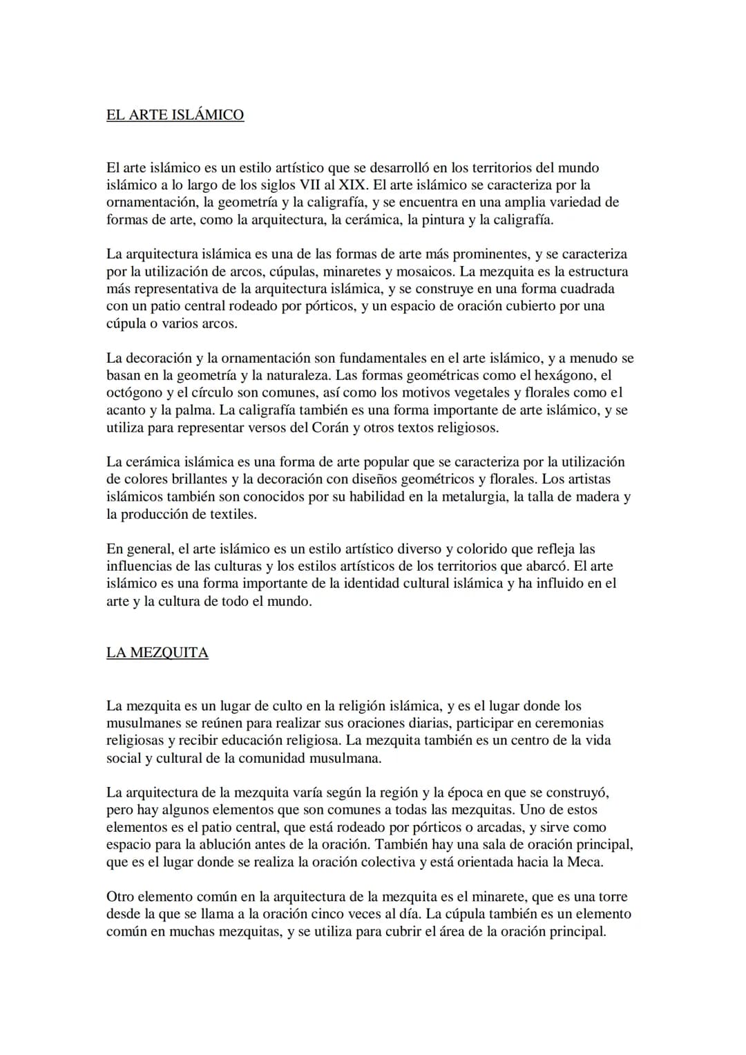# ORIGEN Y EXPANSION DEL ISLAM
El Islam se originó en la península arábiga en el siglo VII d.C. El profeta Mahoma,
nacido en La Meca en el