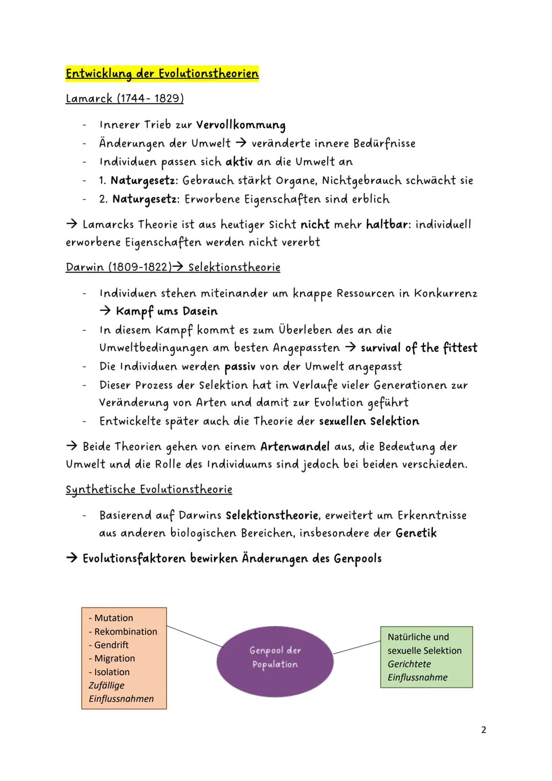 # Evolution
Glossar:
| |
