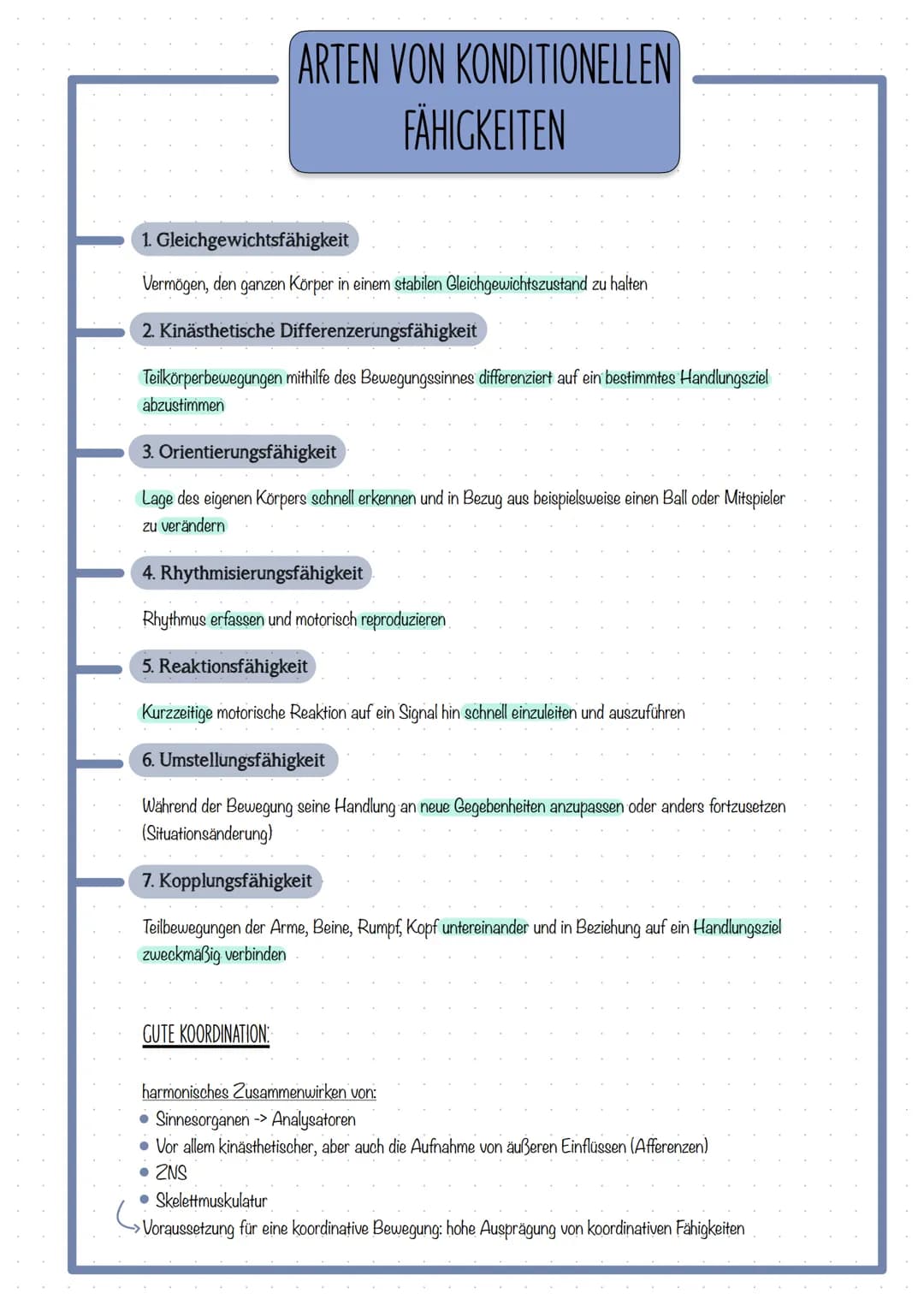 # Themen
KOORDINATION DEFINITION
FÜNF ANALYSATOREN & DAS ZUSAMMENWIRKEN
- Optische Analysator
- Kinästhetische Analysator
- Taktile Analysa