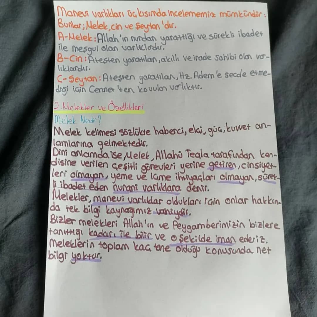 # Melek ve Ahiret inancı
1. Görülen ve Görülemeyen Varlıklar
Alem Nedir?
Bizler yaşamış olduğumuz Geureye ve Dünya'ya
baktığımızda her şeyin