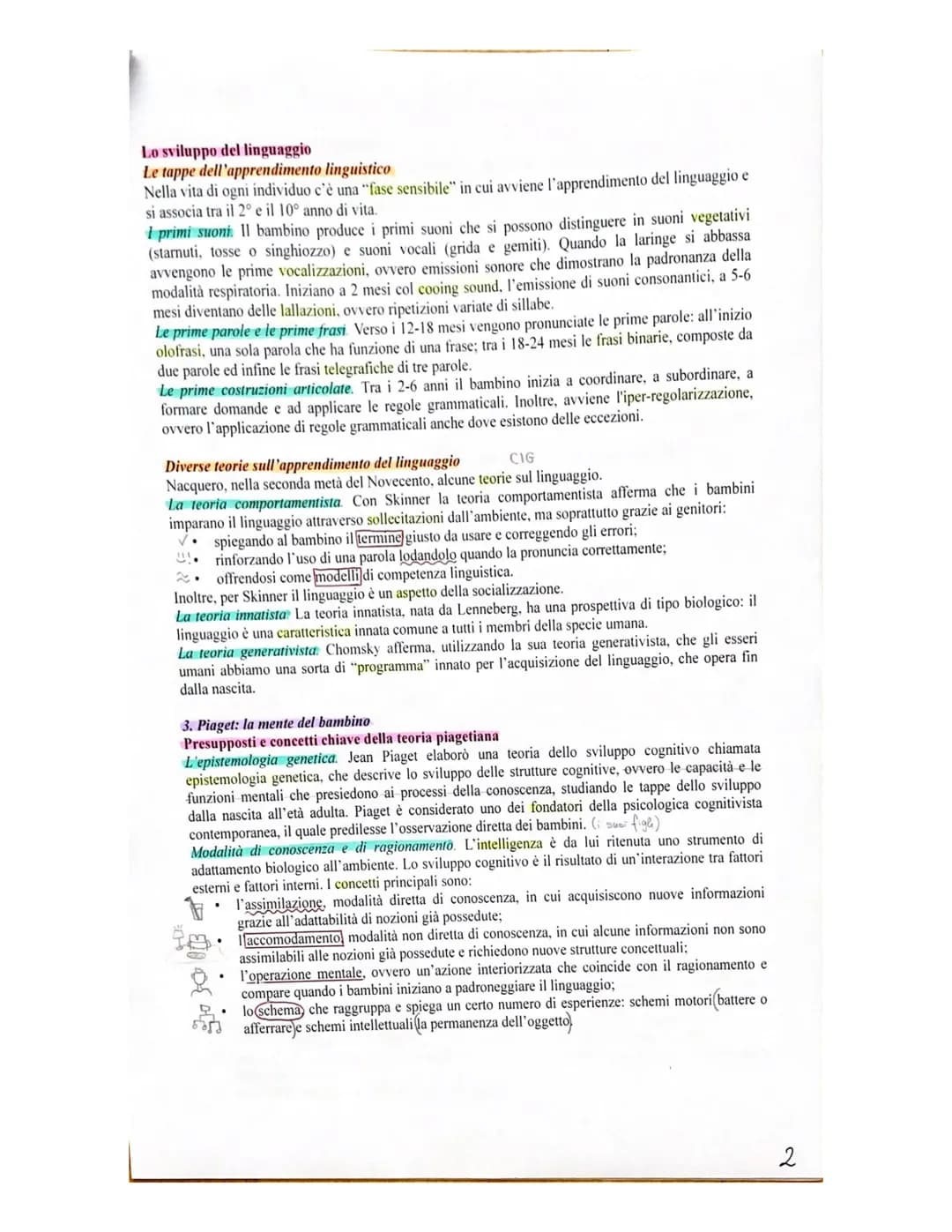 # Alice De Rosa
Scienze Umane
# LO SVILUPPO COGNITIVO
## NELL'ARCO DELLA VITA
7+
1. Dal concepimento alla nascita
Lo sviluppo è l'insieme