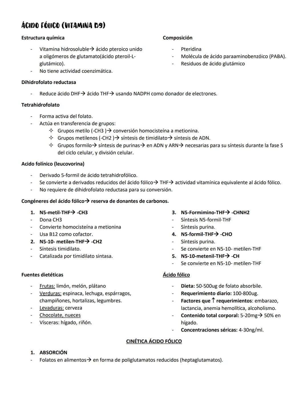 # Vitamina B12
y ácido fólico
Vitamina B12
Estructura química
- Complejo hexacoordinado de Cobalto.
Composición
1. Núcleo corrínico Grupo