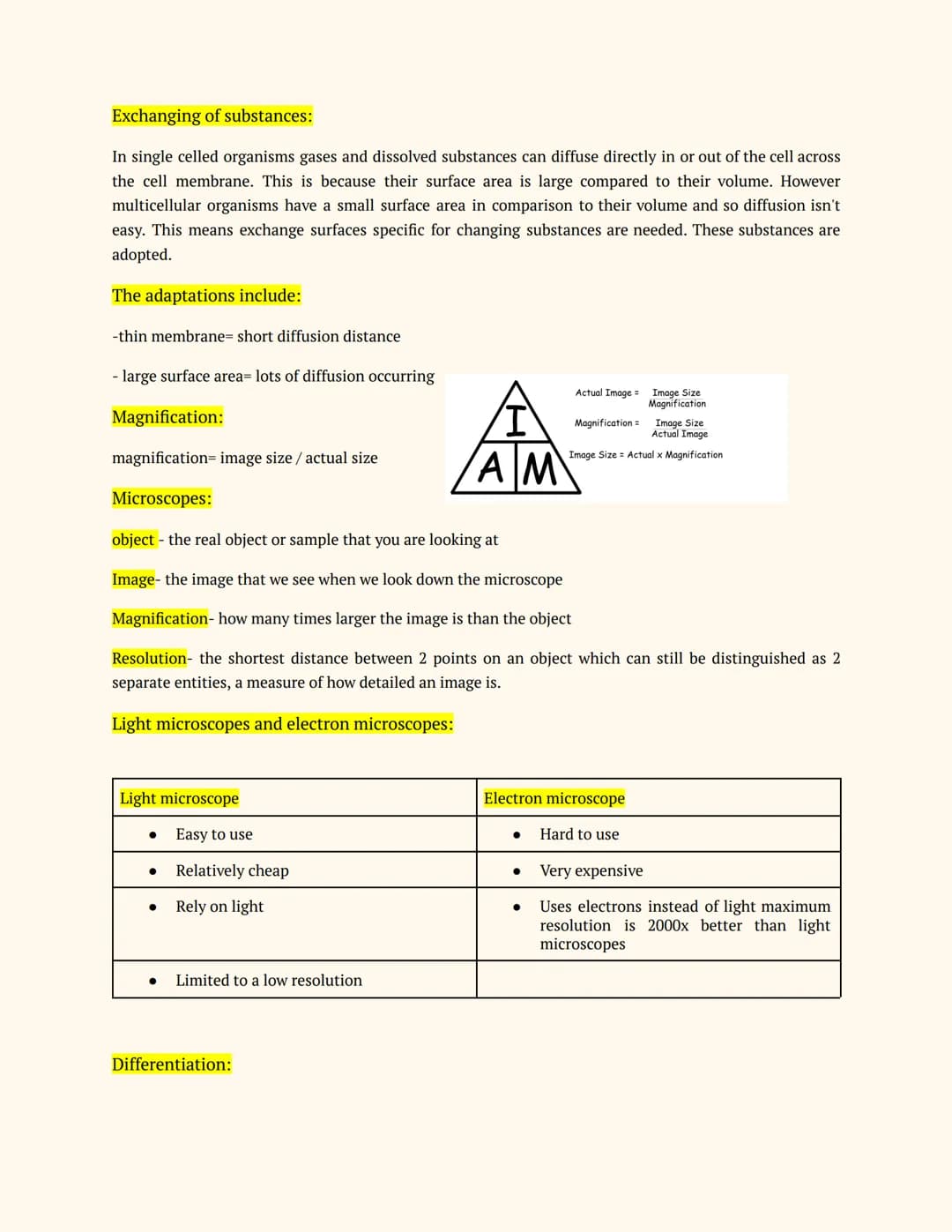 Mia haridy- GCSE revision
# Year 11
# BIOLOGY
Notes
**Cell biology:**
Cells can either be prokaryotic or eukaryotic. Eukaryotic cells ar