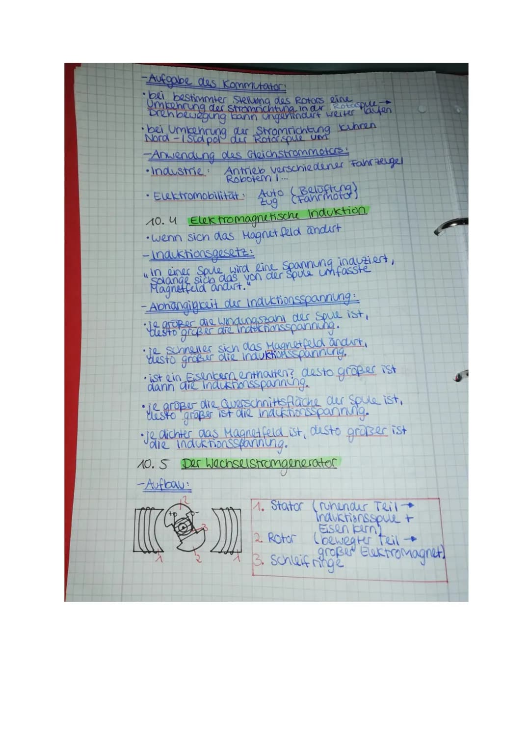 # 10. Erzeugung und Umforming
elektrischer Energie
10.1 Die Magnete
Magnete Oben Kräfte auf bestimmte stoffe aus.
Eisen, Nickel, Cobalt,