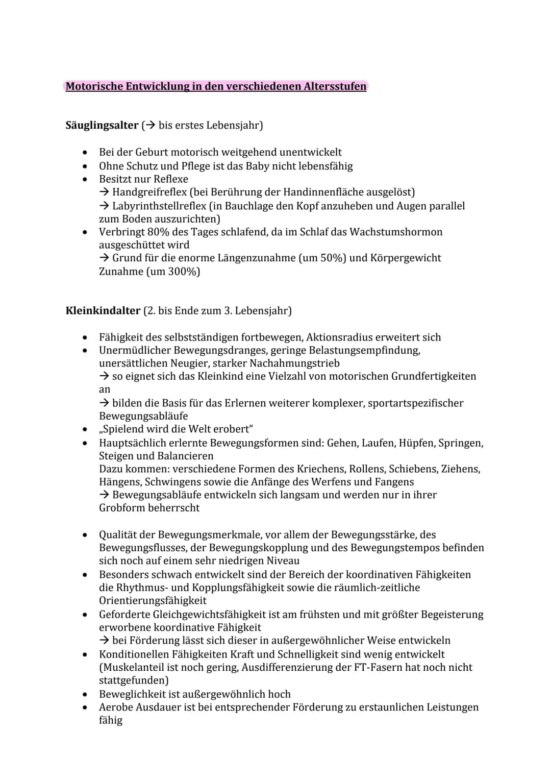 Lernzettel Sport Theorie Nr. 1
Biomechanik Definition:
Die Biomechanik des Sports hat die Beschreibung und Erklärung der Erscheinungen und