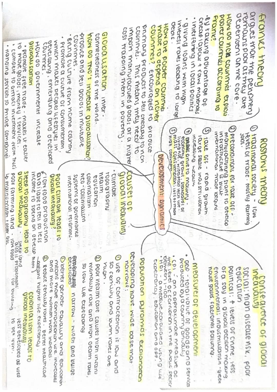franes theory
argues that the penpnery
remains poor as they are
dependent on the core.
HOW do nck counmés exploύ
poorer counmes according to