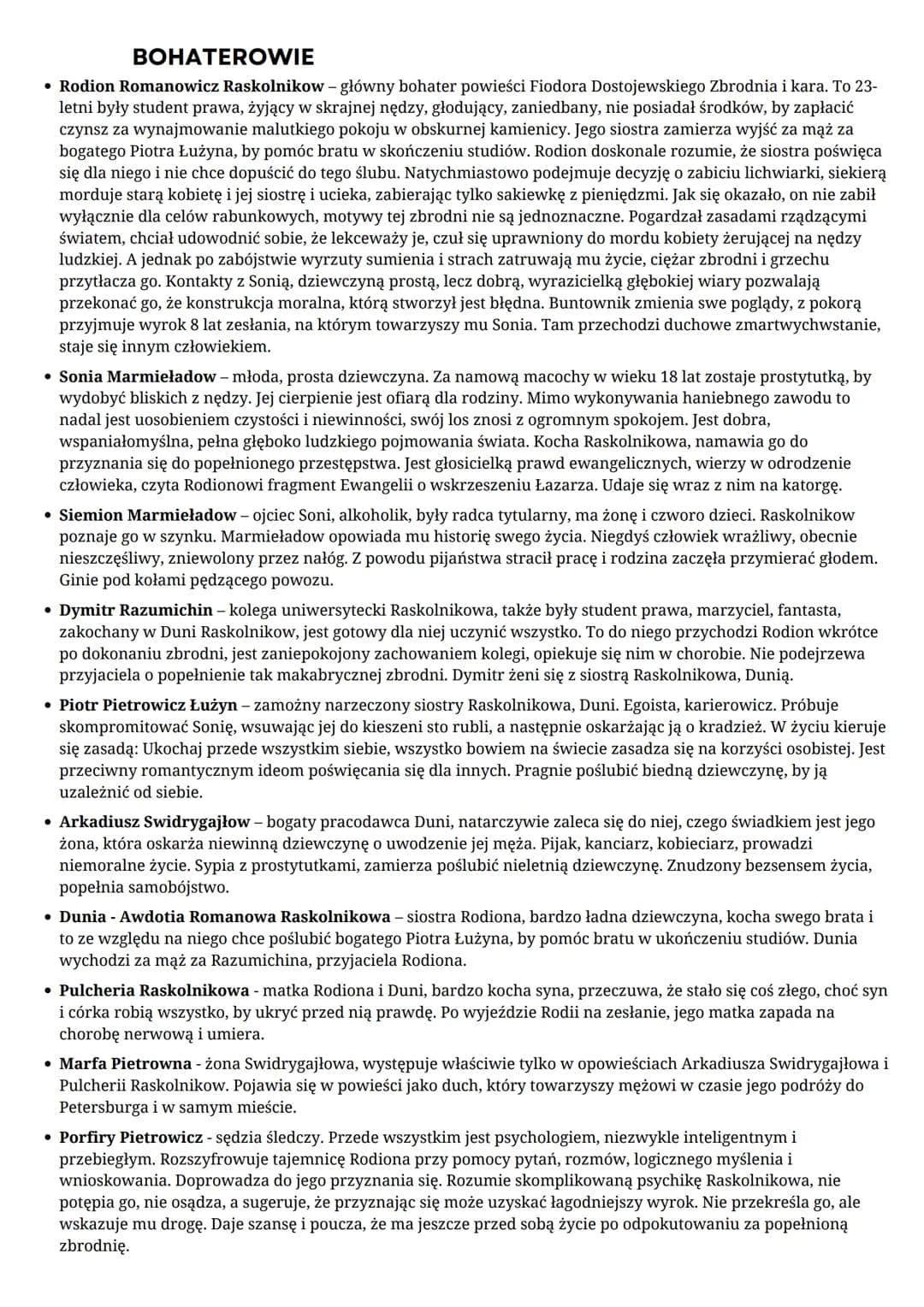 # ZBRODNIA
# I KARA
Fiodor Dostojewski
gatunek: powieść psychologiczna
epoka: pozytywizm
# CZAS I MIEJSCE AKCJI
Akcja rozgrywa się w li